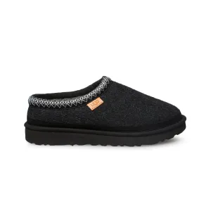 Leather Business Casual Shoes UGG Tasman Wool Black TNL Slippers - Men's