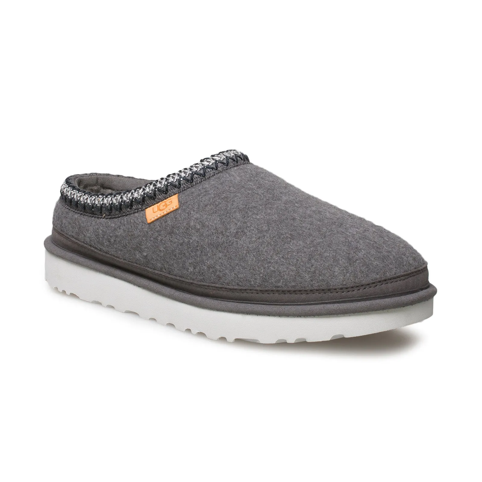 UGG Tasman Wool Grey Slippers - Men's Most Popular Casual Shoes 2024