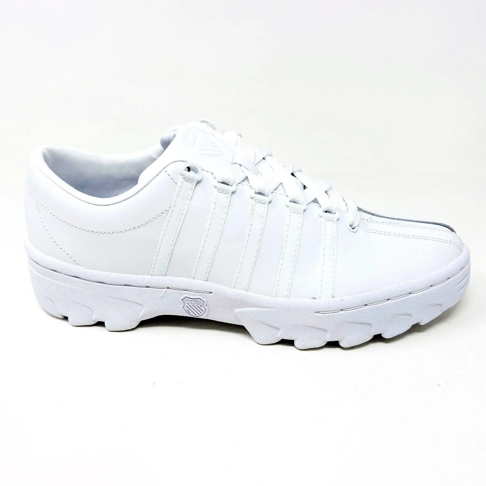 Walter Hagen Course Casual Shoes K-Swiss North Classic Triple White Mens Casual Shoes 06382 101