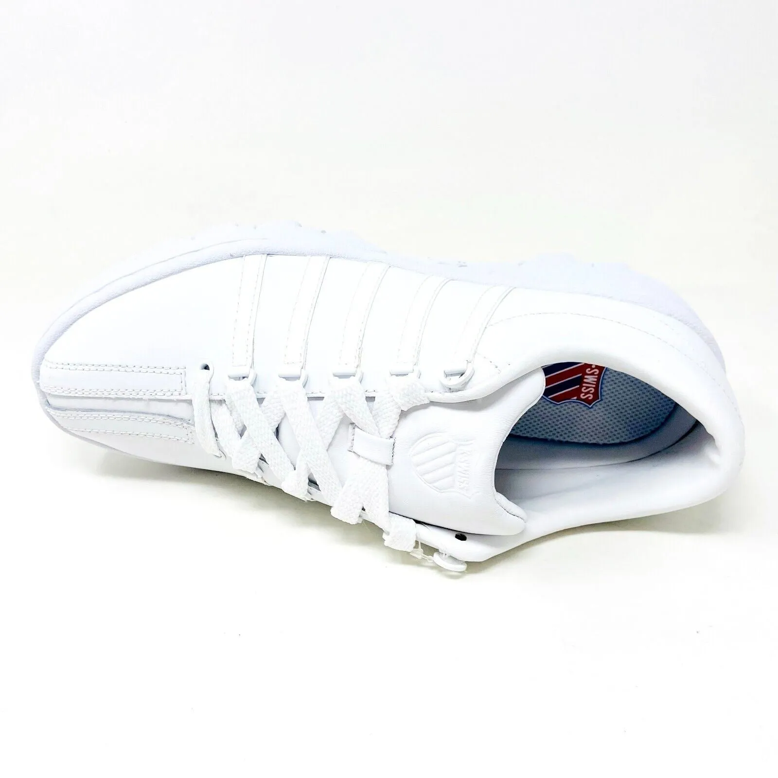 K-Swiss North Classic Triple White Mens Casual Shoes 06382 101 Casual Shoes With A Suit