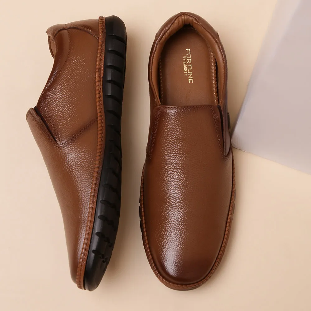 Fortune (TAN) Casual Slip on Shoes For Men BRL-11 By Liberty Casual Plantar Fasciitis Shoes