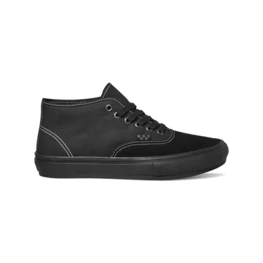 Vans Skate Authentic Mid-Blackout Size Compared To Skate Size