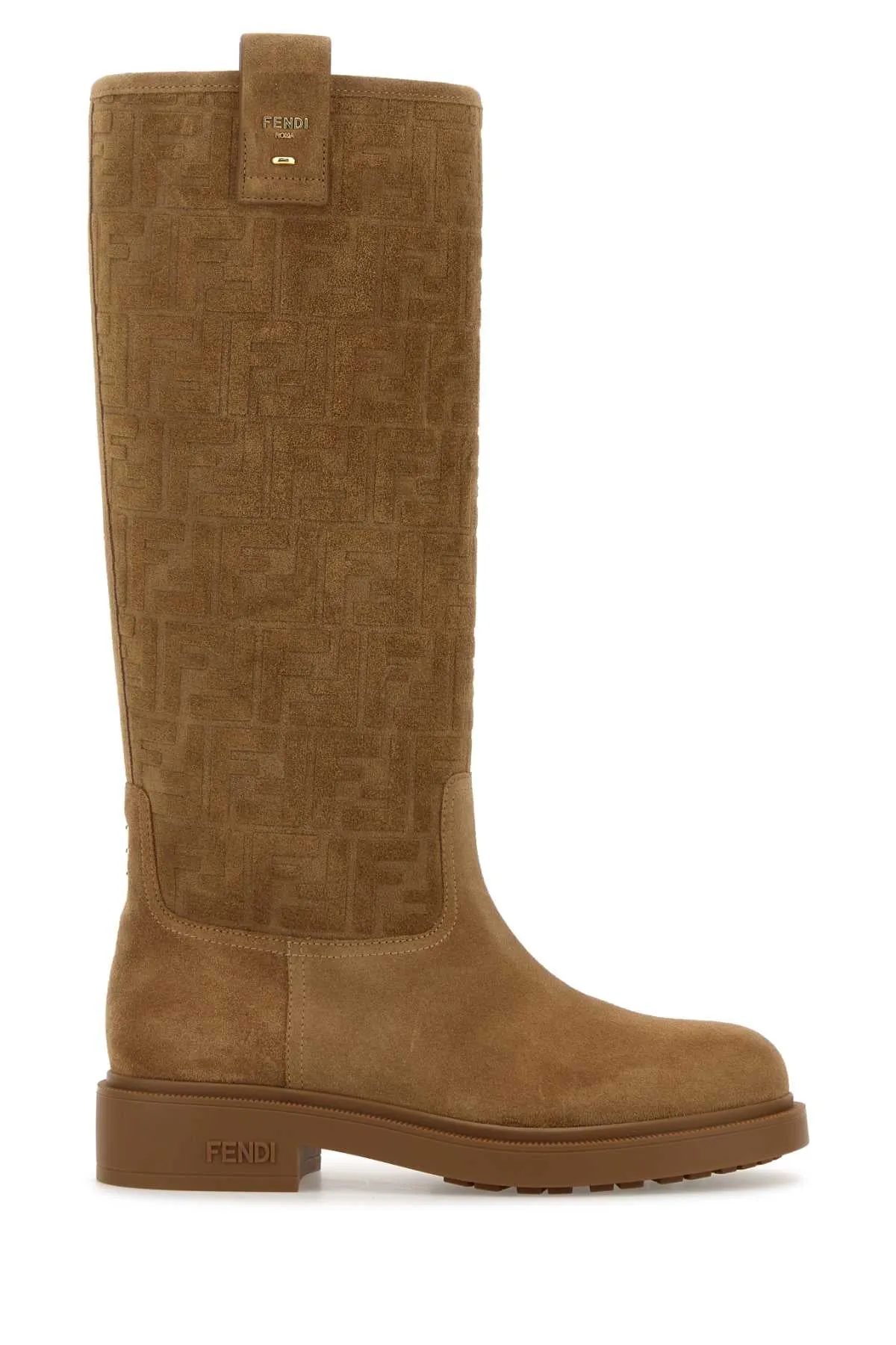 FENDI Suede Filo Boots for Women American Moccasin Boots