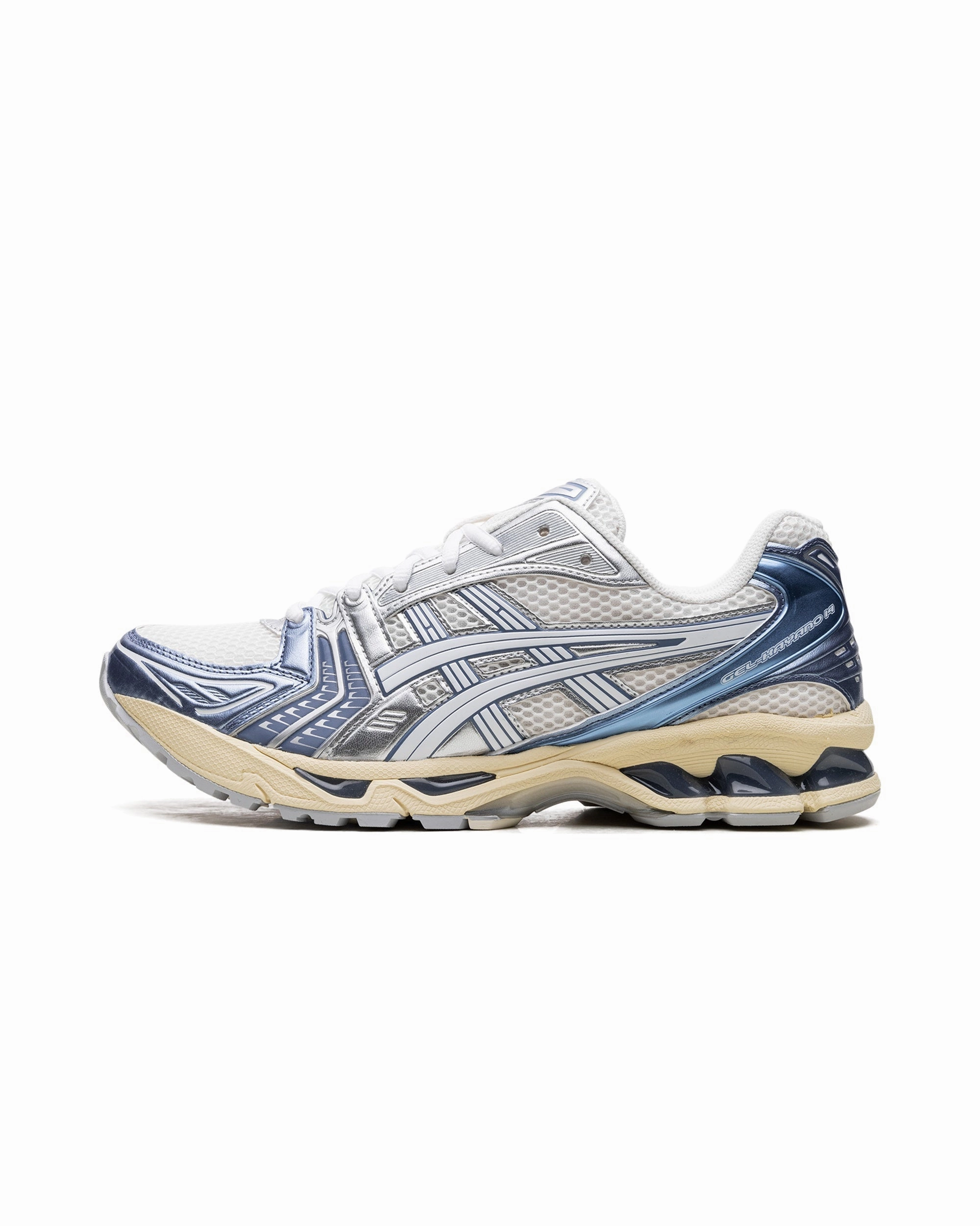 ASICS Gel-Kayano 14 Cream Metallic Blue Asics Speed Shoes