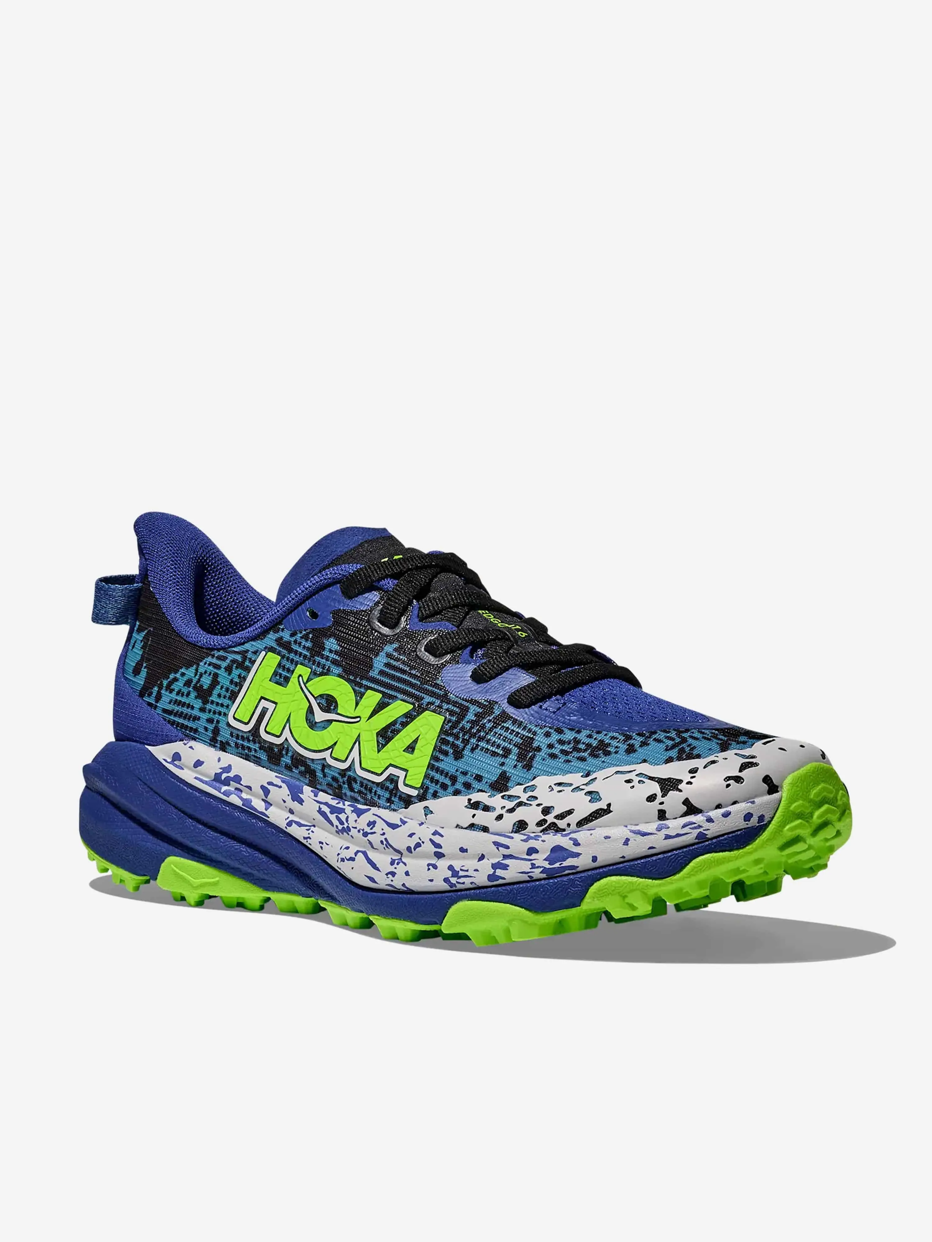 HOKA Kids Speedgoat 6 Trainers in Blue Discount Shoes Near Me