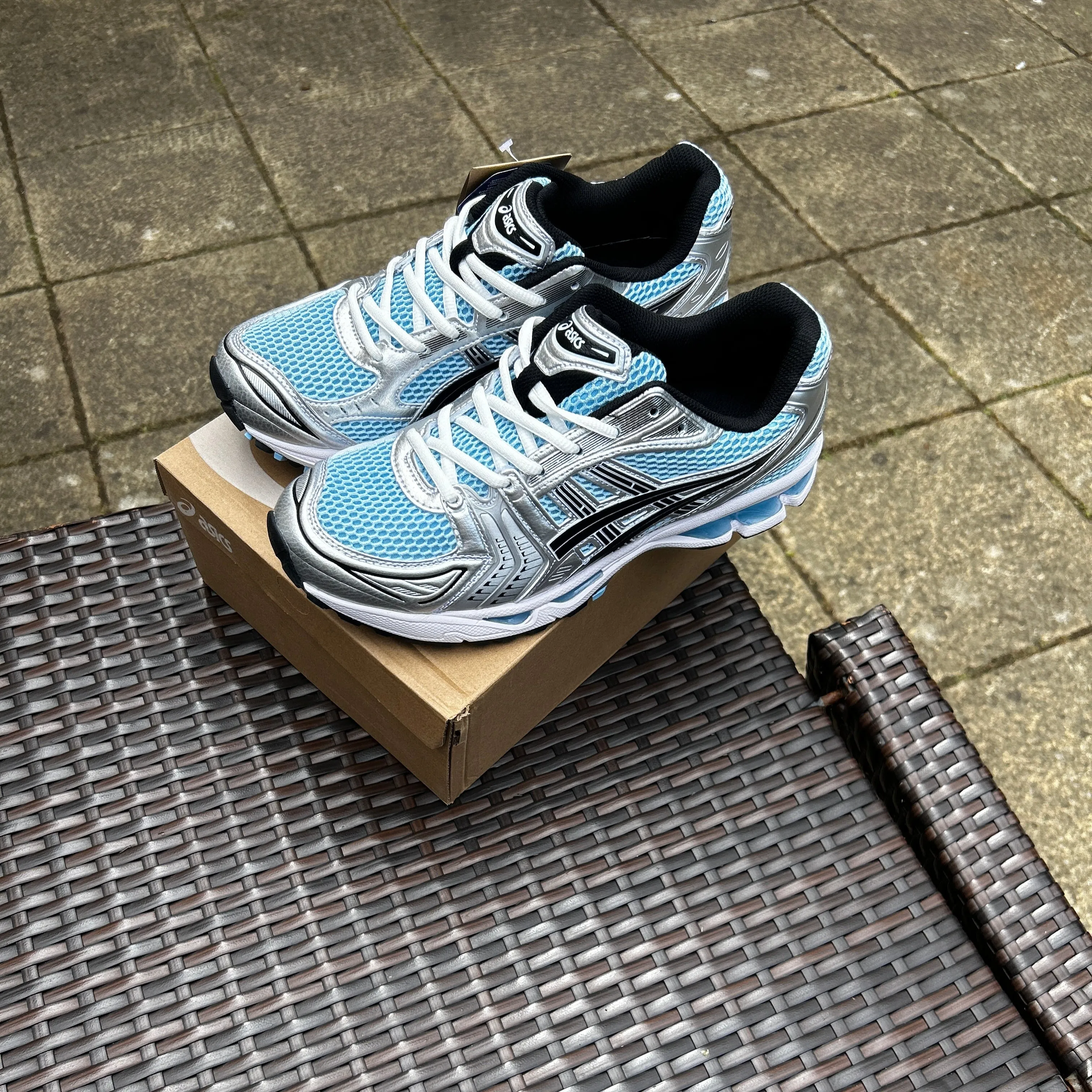 ASICS Gel Kayano 14 "Arctic Sky Pure Silver" Asics Basketball Shoes Low