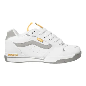 VANS ROWLEY XLT WHITE GREY Sb Check Solar Leather Skate Shoe