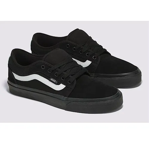 Vans Shoes Chukka Low Sidestripe Black Black Big Skate Shoes