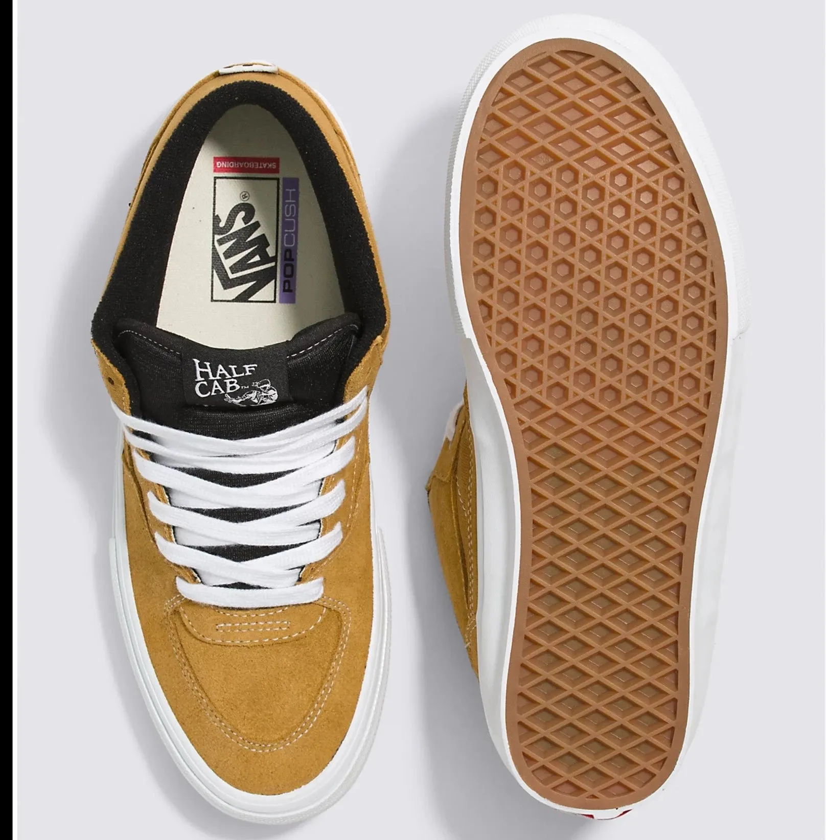 VANS SKATE HALF CAB GOLD Best Wide Skate Shoes