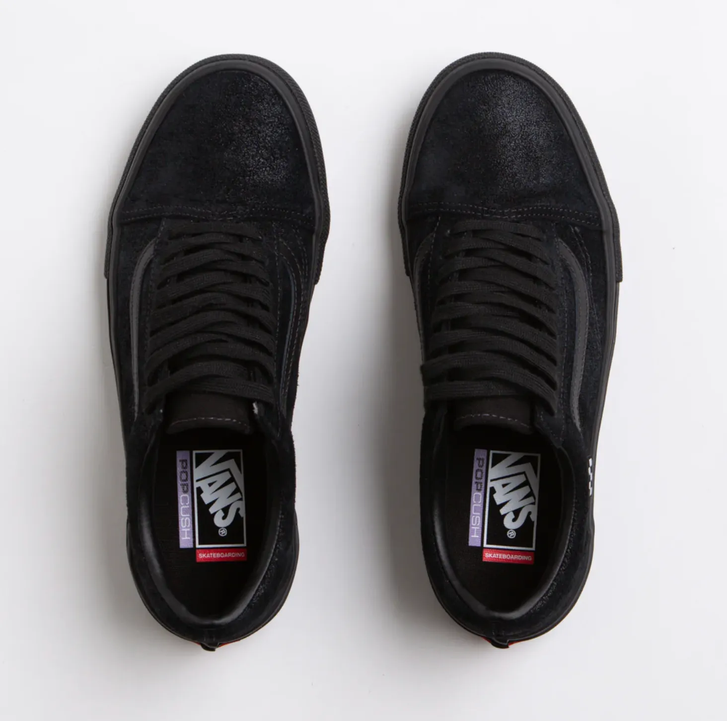 Vans Skate Old Skool (Metallic Black/Smoke) Campus Adv Skate Shoes