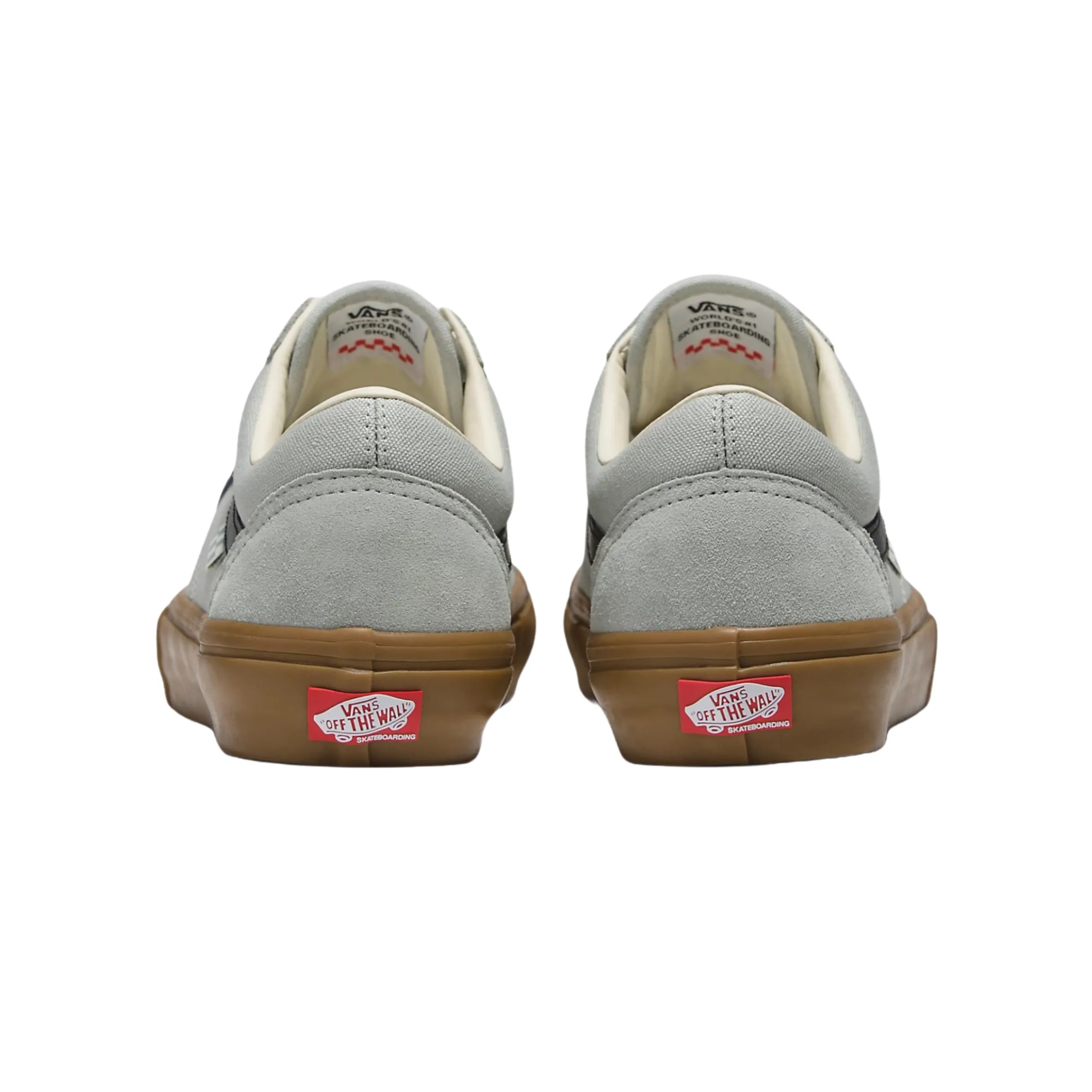 Skate Curren Caples Vcu Vans Skate Old Skool Shoes - Grey / Gum