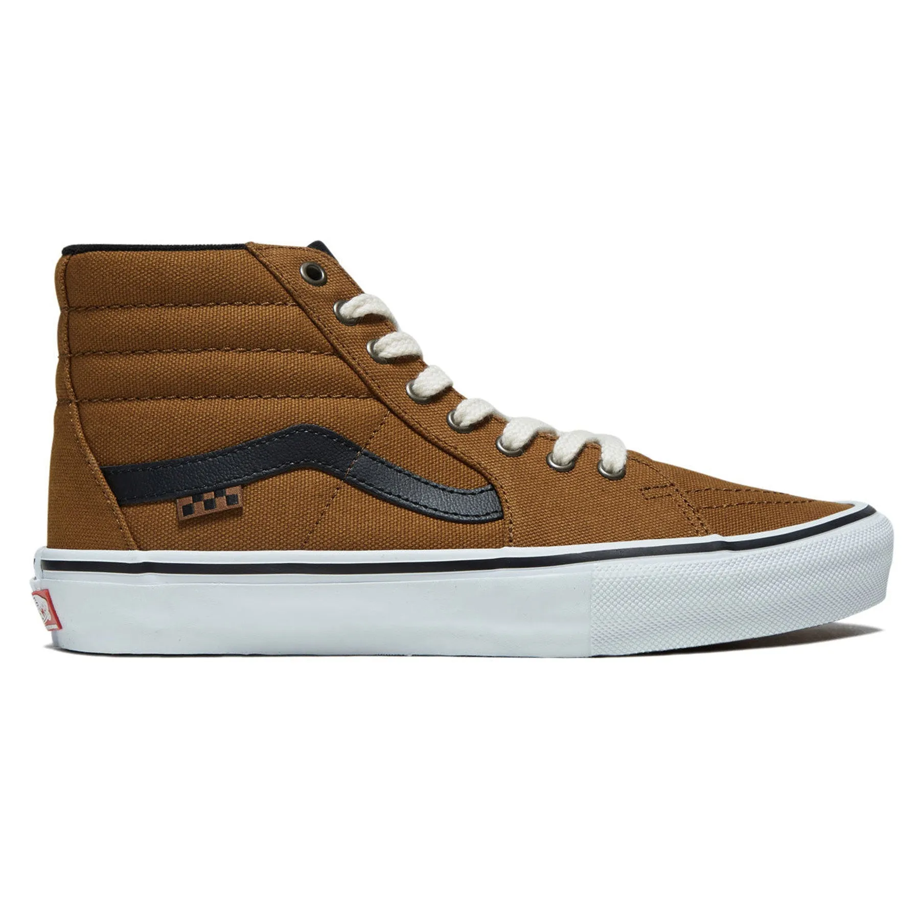 Skate Sk8-hi Shoe Vans Skate Sk8-Hi Duck Canvas Golden Brown