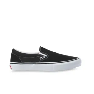 Vans Skate Slip On Black/White Composite Toe Skate Shoe
