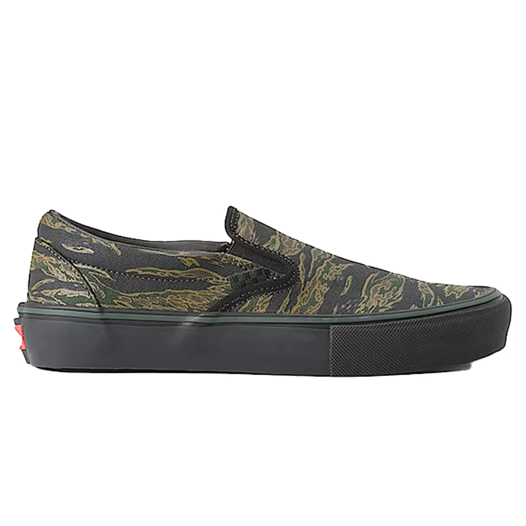 Deadstock Skate Shoes Vans Skate Slip On Tiger Camo Green/Black