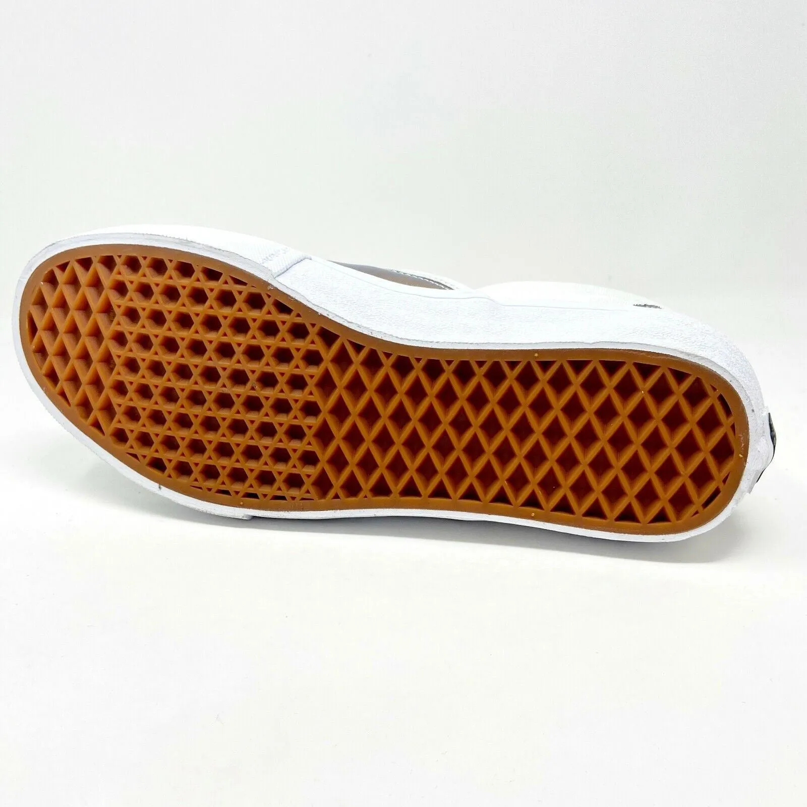 Memory Foam Casual Shoes Vans Slip On Pro (Iridescent) Silver True White Mens Laceless Casual Shoes