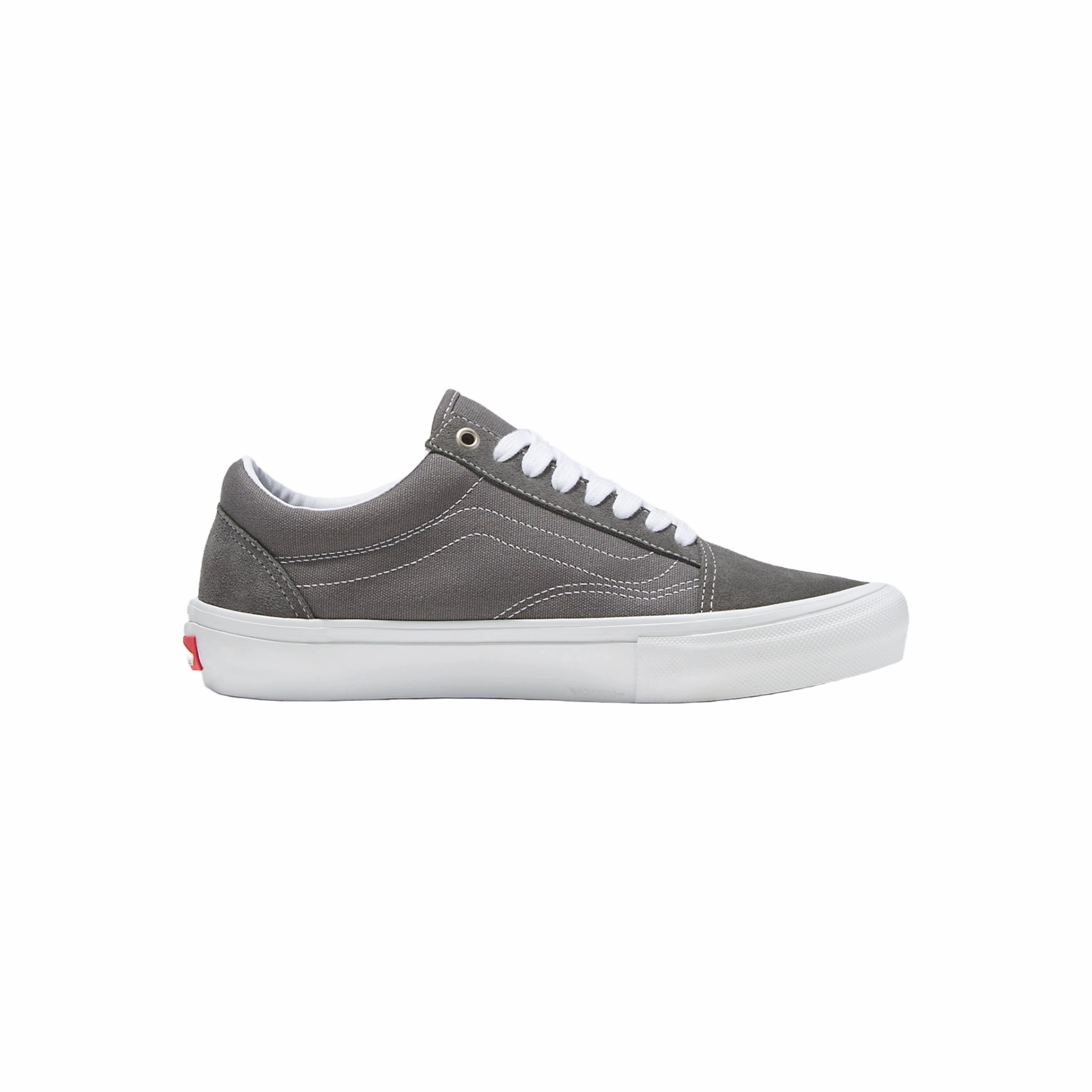 Vans Skate Old Skool Shoes - Pewter / True White Best Suede Skate