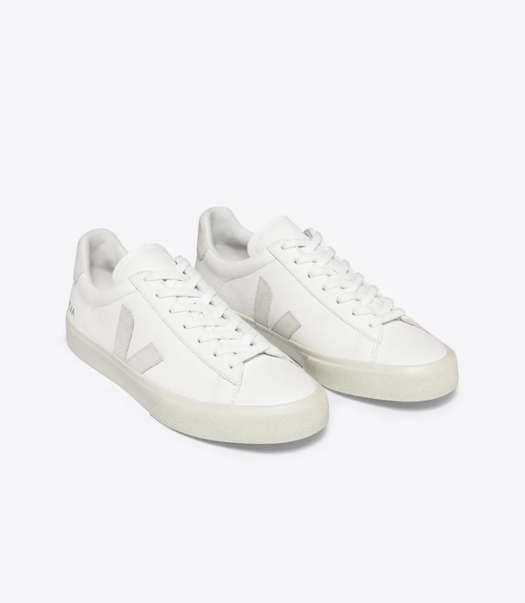 Private Sneakers Veja Campo White/Natural Leather Women's Medium Sneakers Shoes