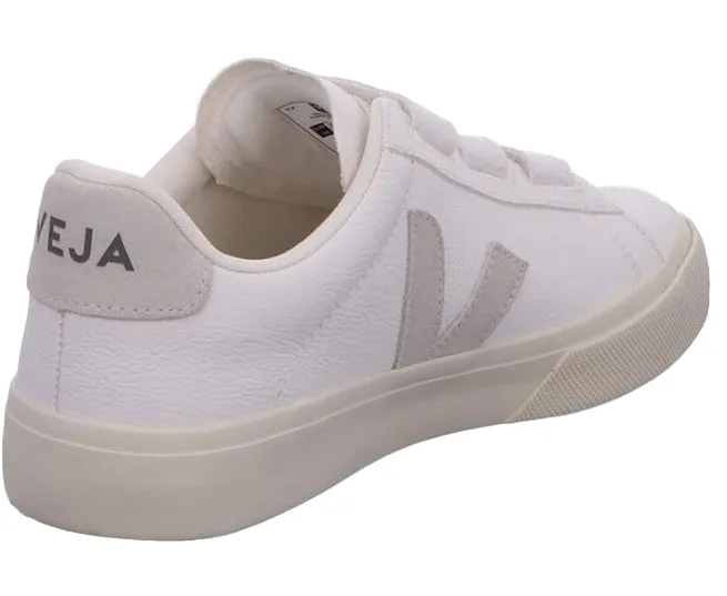 VEJA Recife Logo Women's Sneakers, Extra White/Natural Wide Feet Sneakers
