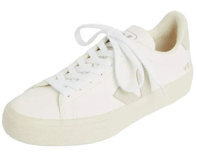 Veja Womens Campo Leather Sneakers Vans Slip On Sneakers