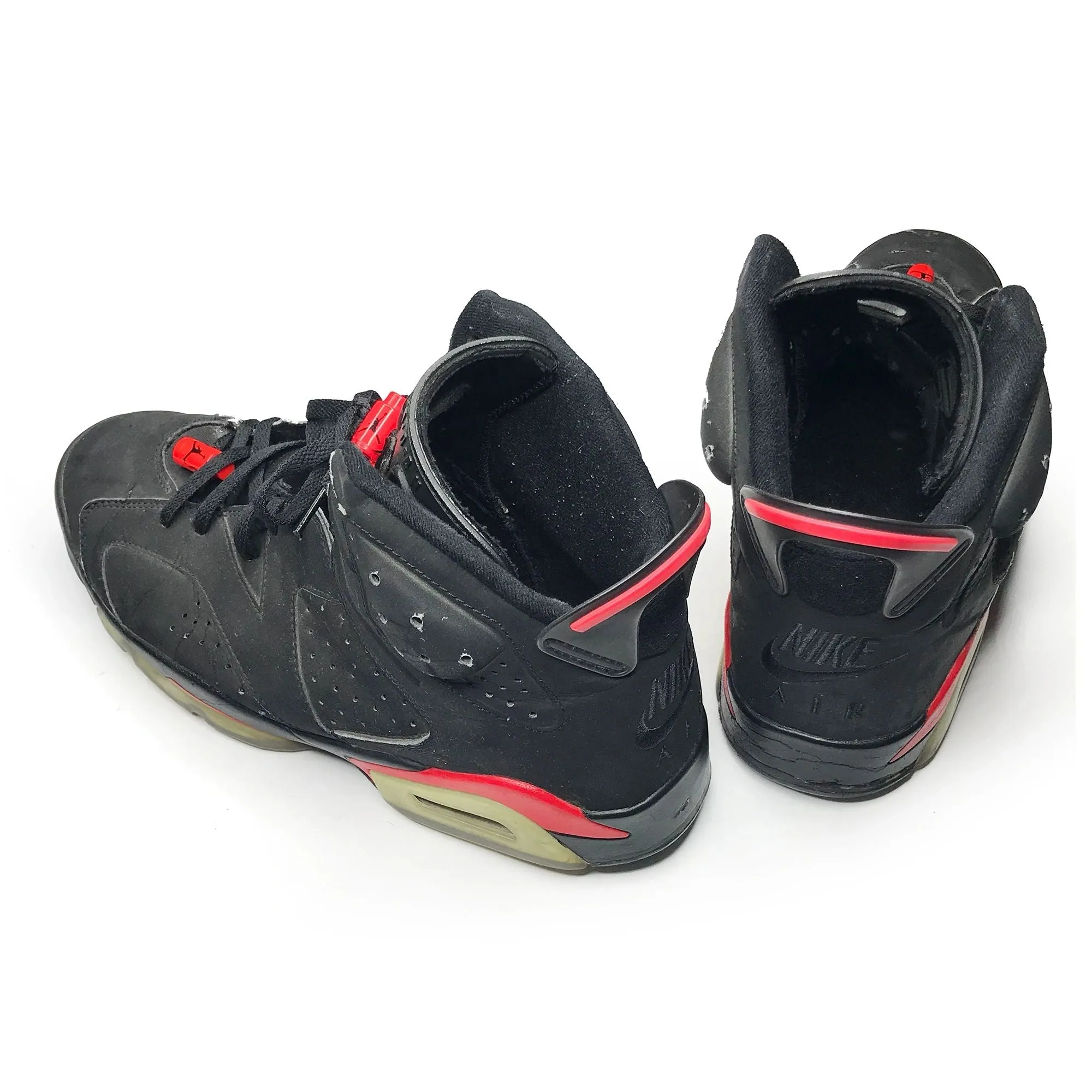 Nike Air Jordan 6 VI Retro 2000 Black Infrared "NIKE AIR" Best Athletic Sneakers For Feet