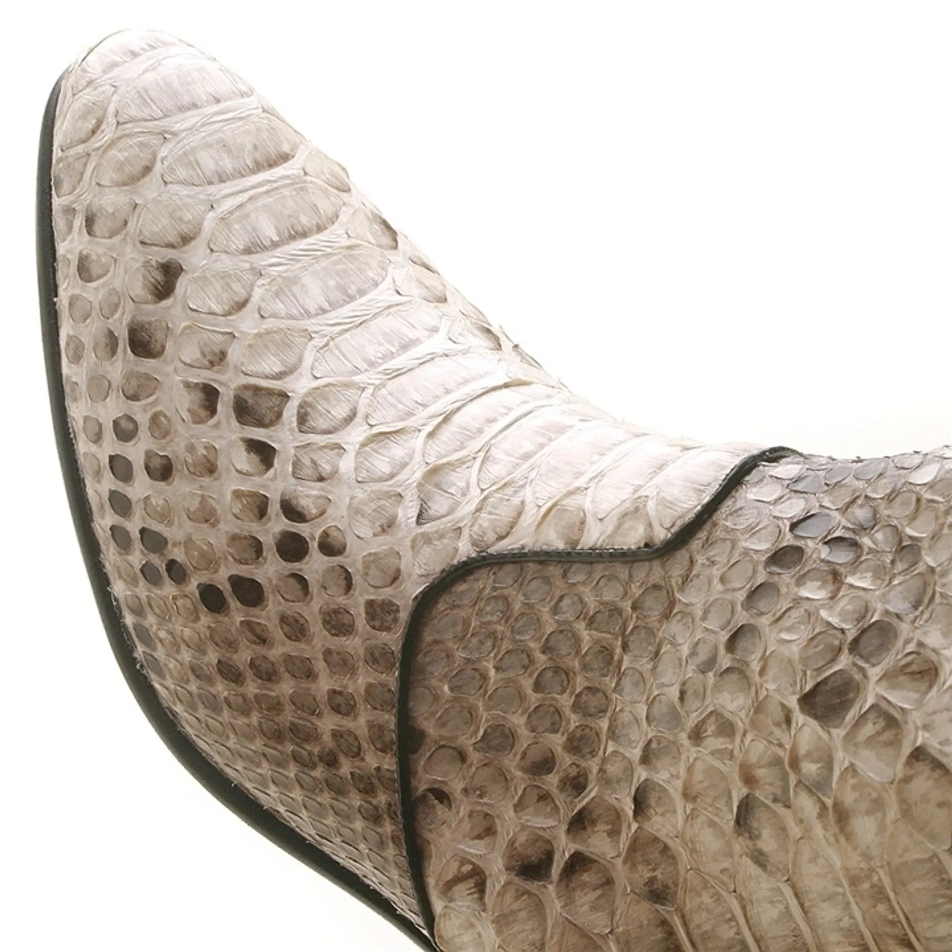 Los Altos Men??s Natural Genuine Python Snakeskin Leather Ankle Boots Lowa Hunting Boots