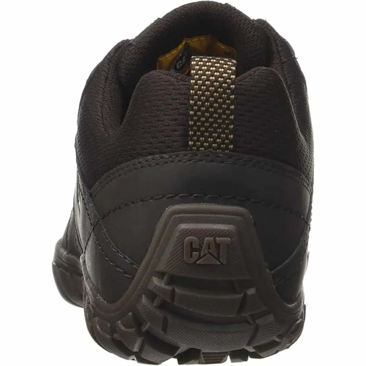 Men's Trainers Caterpillar Instruct Coffee Casual Black Flat Shoes