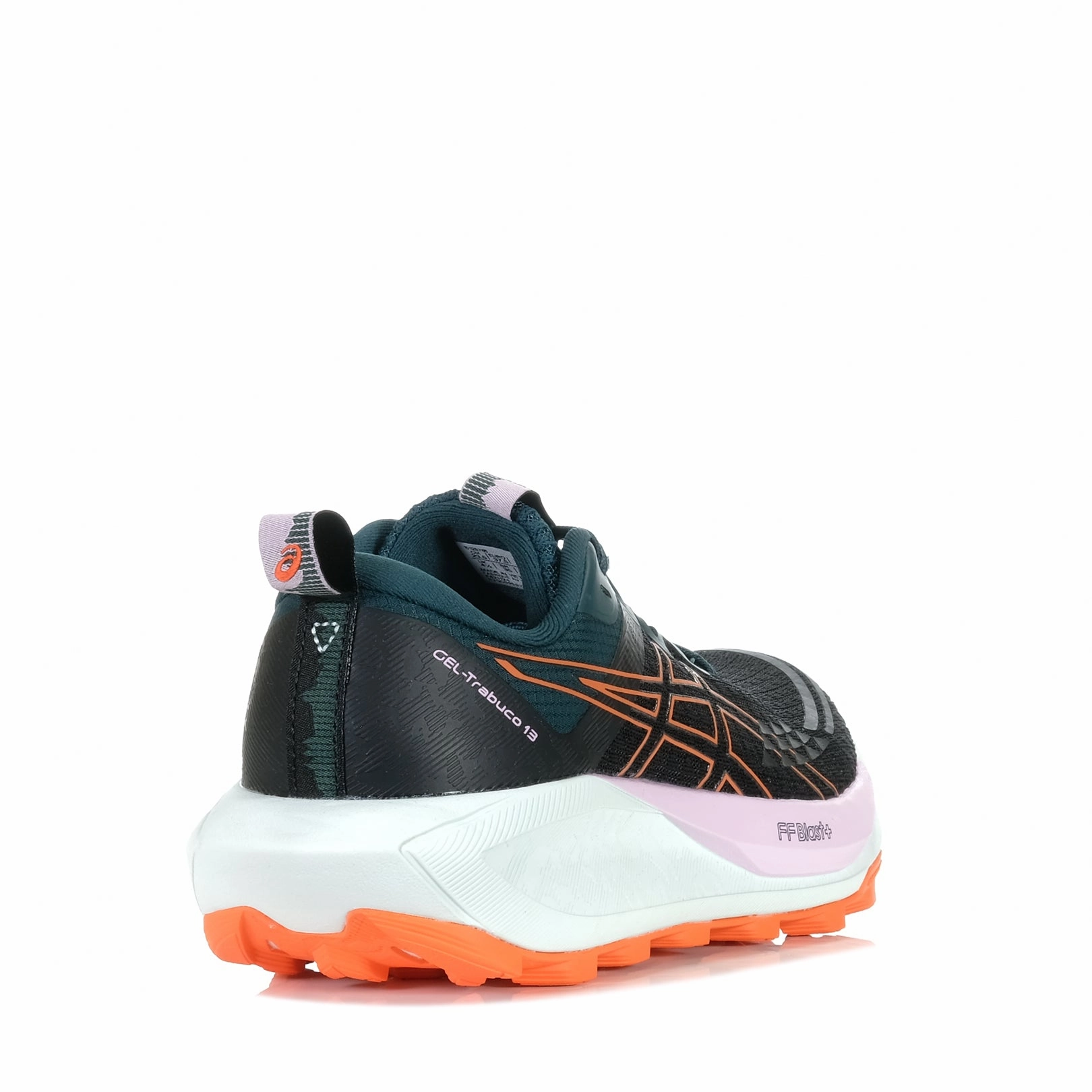 Asics Trabuco 13 Womens Black/Nova Orange Discount Running Shoes Asics