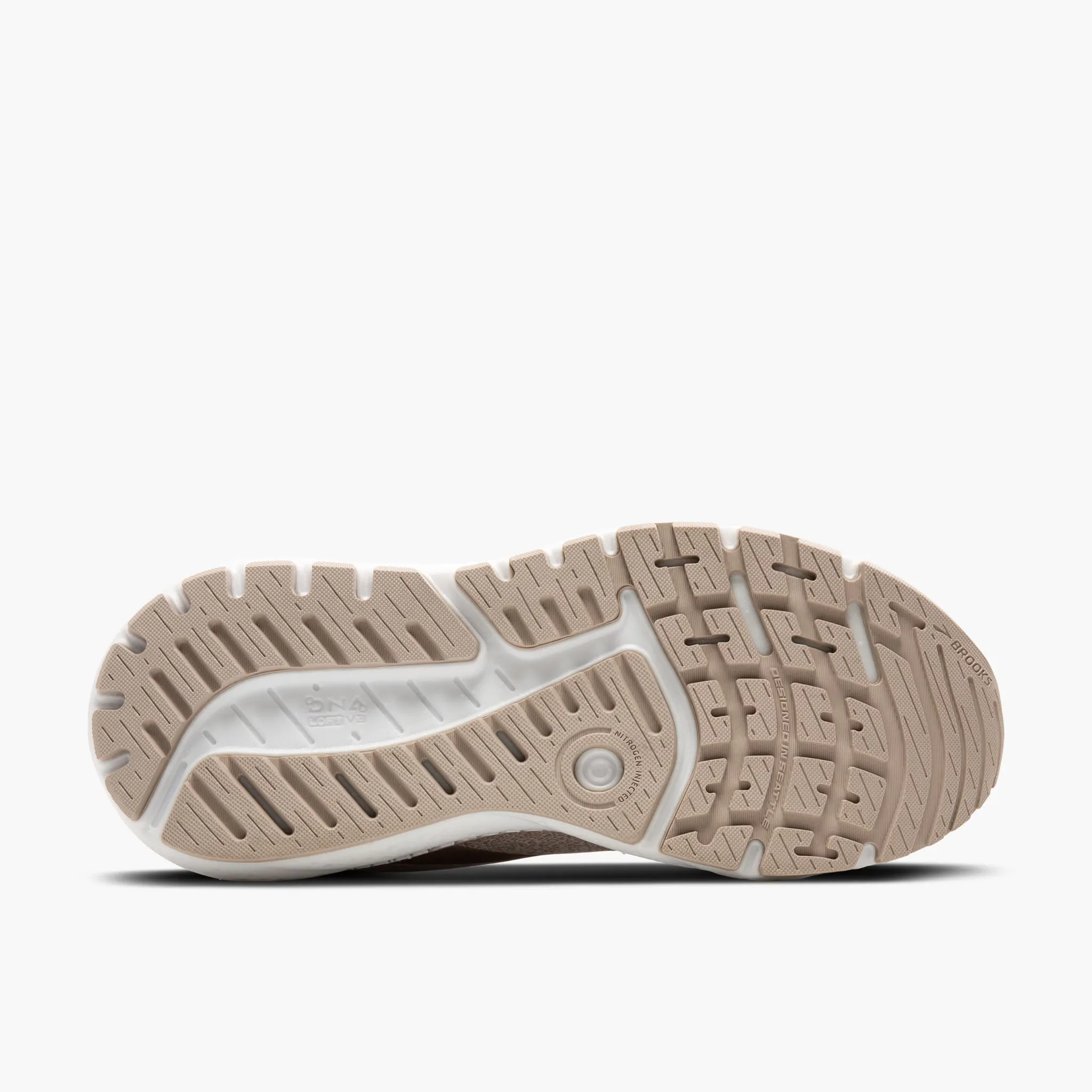 Best Padded Running Shoes Women's Brooks Ariel GTS 24 Running Shoe in Coconut/Chateau/Portabella