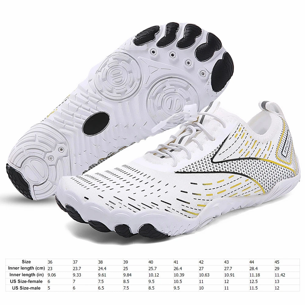 Water Shoes Non-slip Soft Diving Sneakers Breathable Casual Wading Shoes Quick Drying Unisex Swimming Shoes for Water Sports