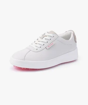 Prolite Golf Heart Sneakers Golf Shoes (White)