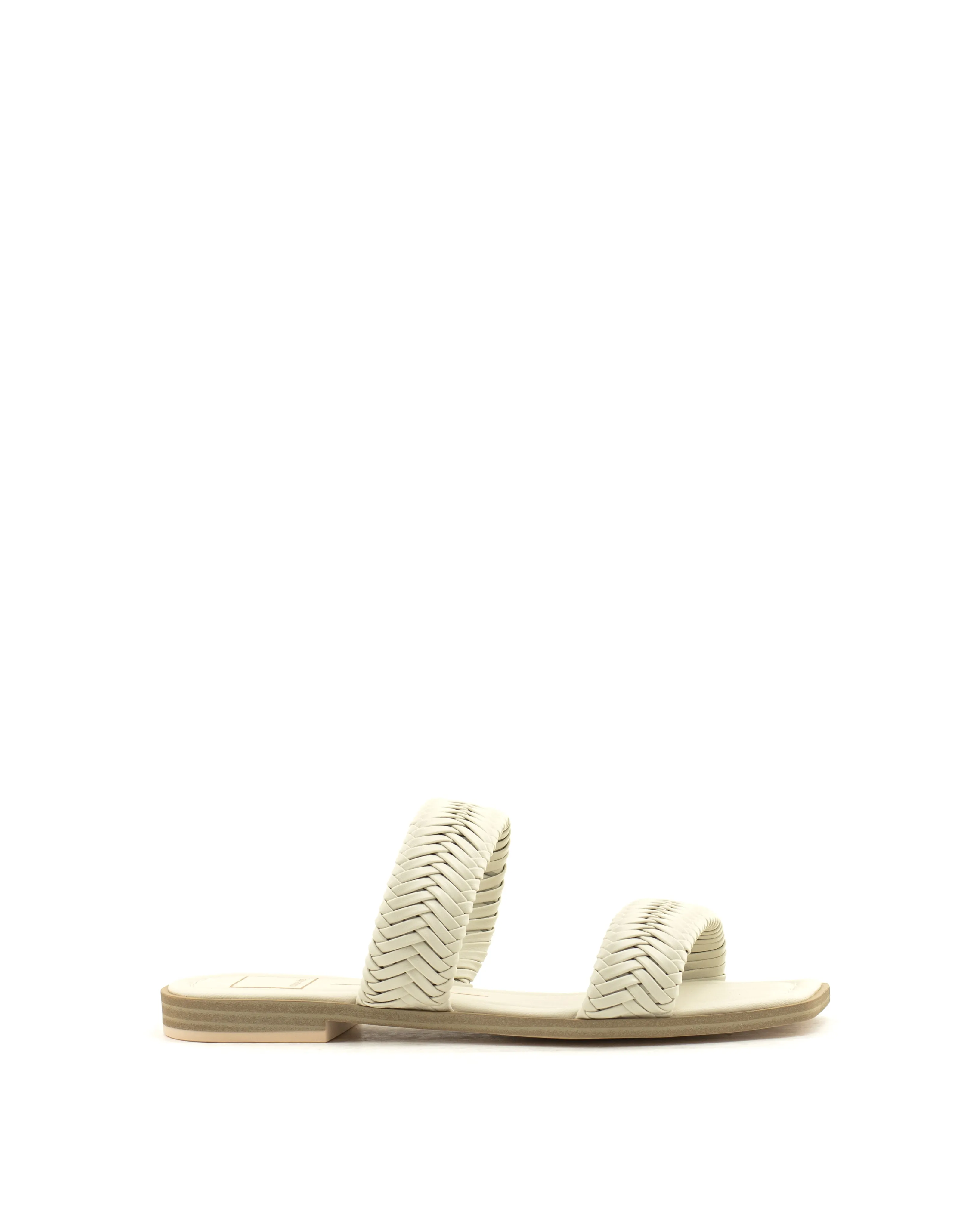 Dolce Vita  Inya Sandal - Ivory Wide Toe Box Flat Pedal Shoes