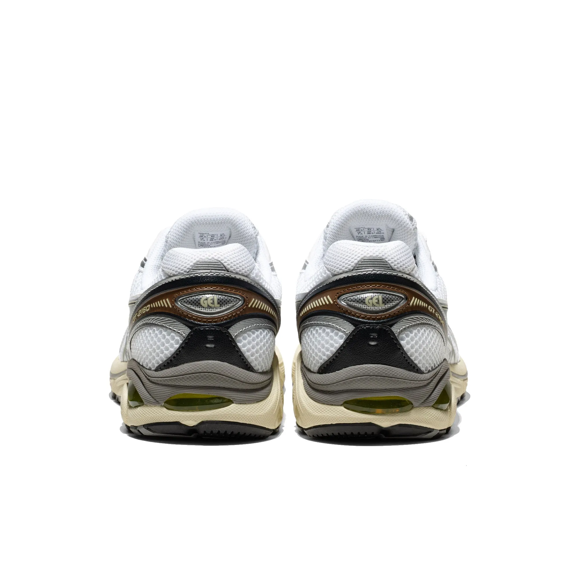 Asics GT-2160 White/Soft Yellow Asics Gel-contend 8 Running Shoe