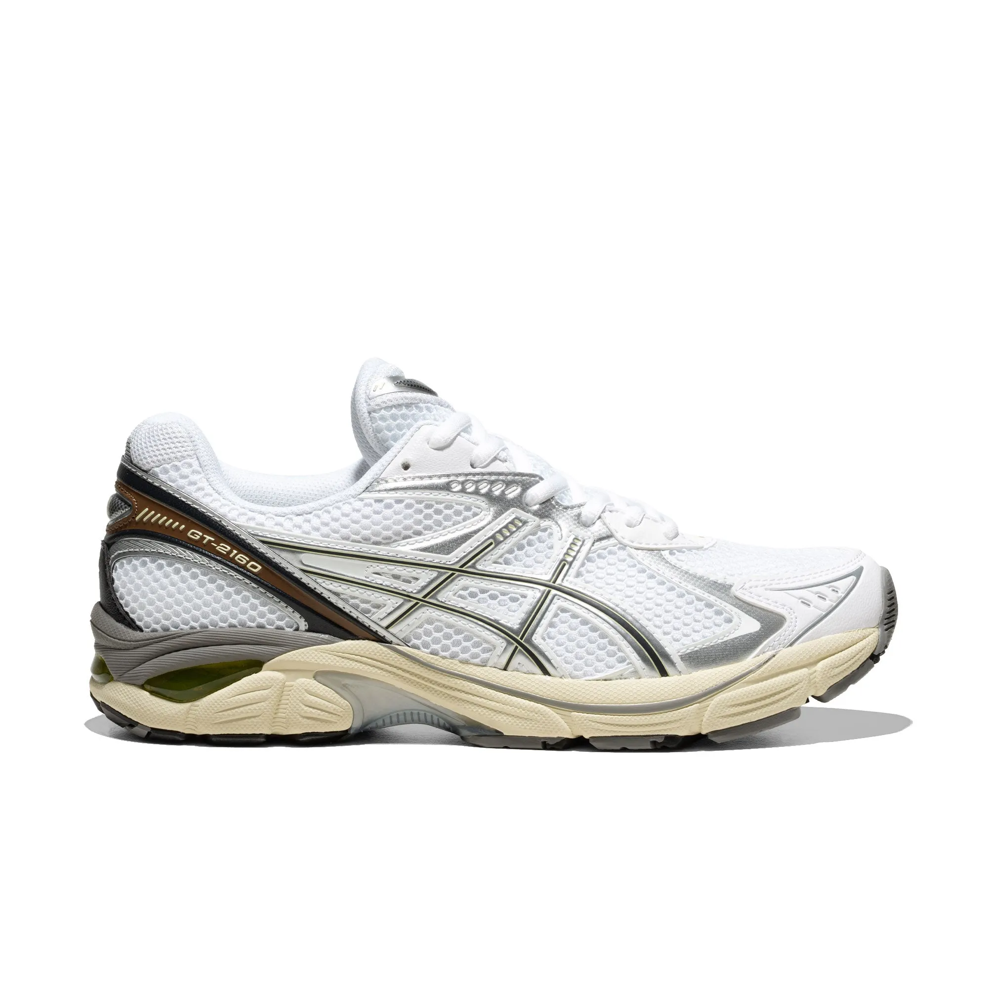 Asics GT-2160 White/Soft Yellow Best Running Shoes In Asics