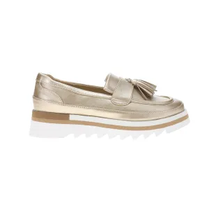 Loafers Or Oxfords Tess Metallic Platform Loafers