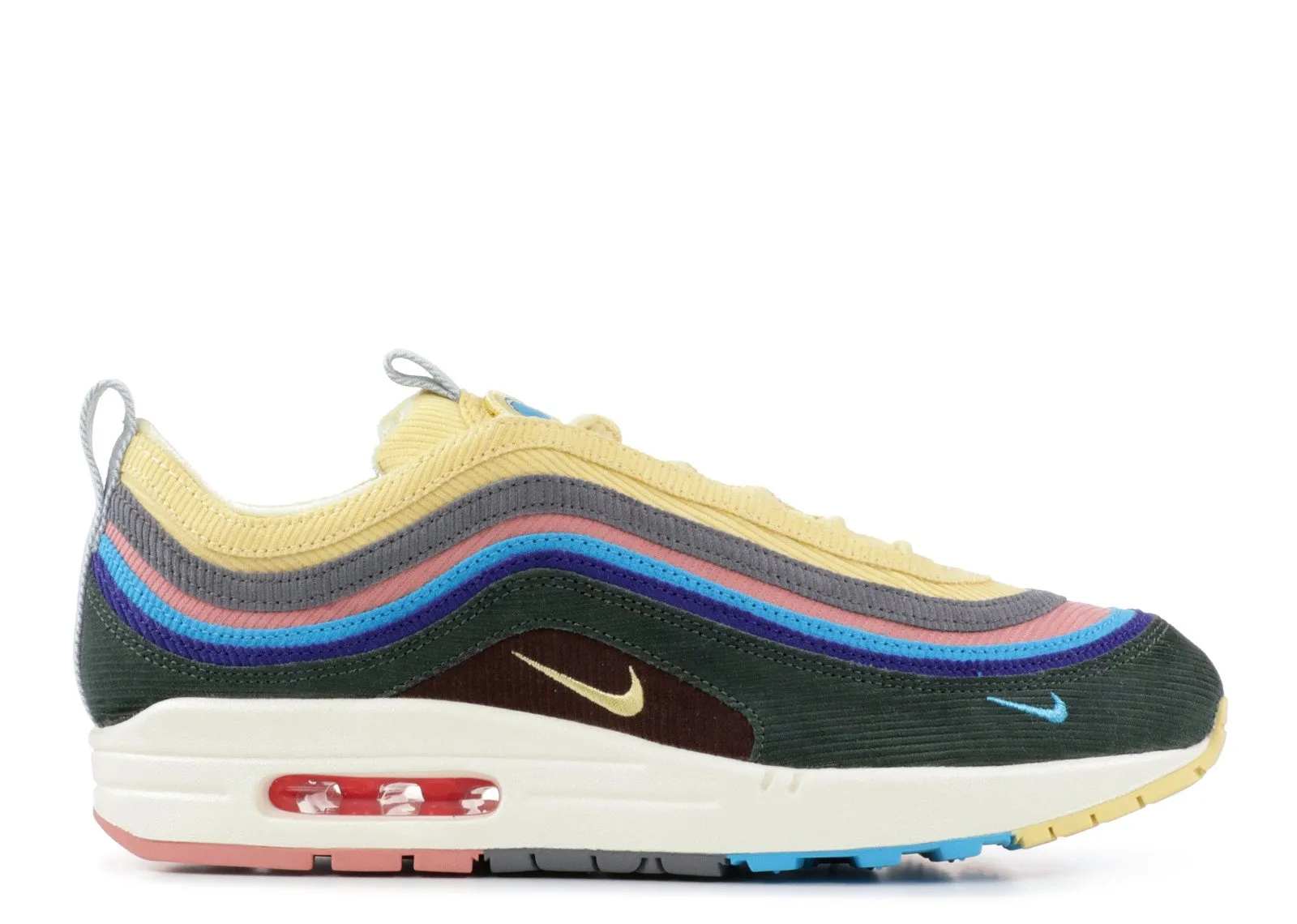Women Nike Air Max 1/97 VF SW 2018 Sean Wotherspoon Colorful Nike Running Shoes
