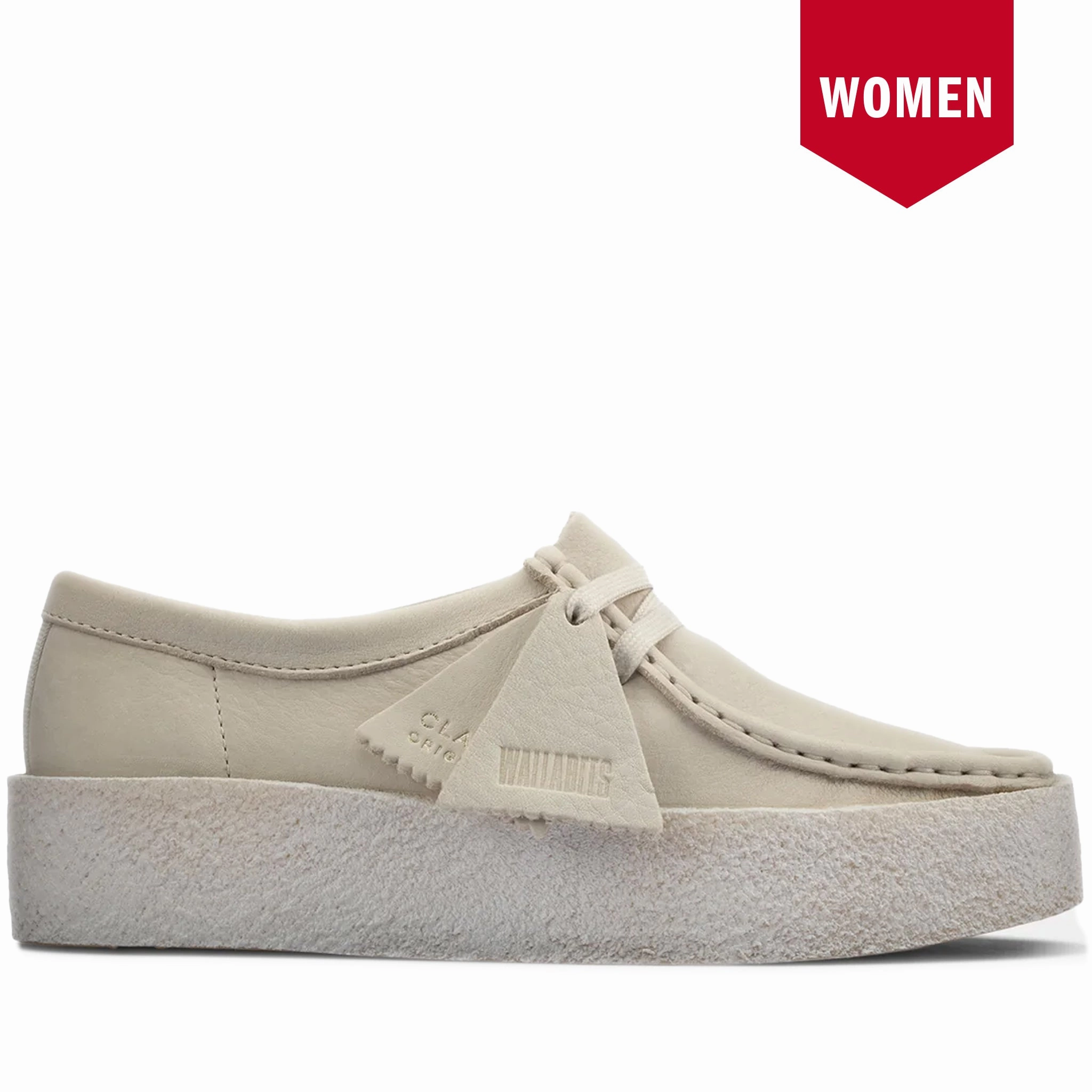 Black Oxfords Shirt Women's Clarks Wallabee Cup - White Nubuck