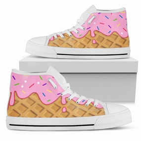 Lolita High Heels Women Strawberry Ice Cream High-Top Shoes- Free Shipping Worldwide