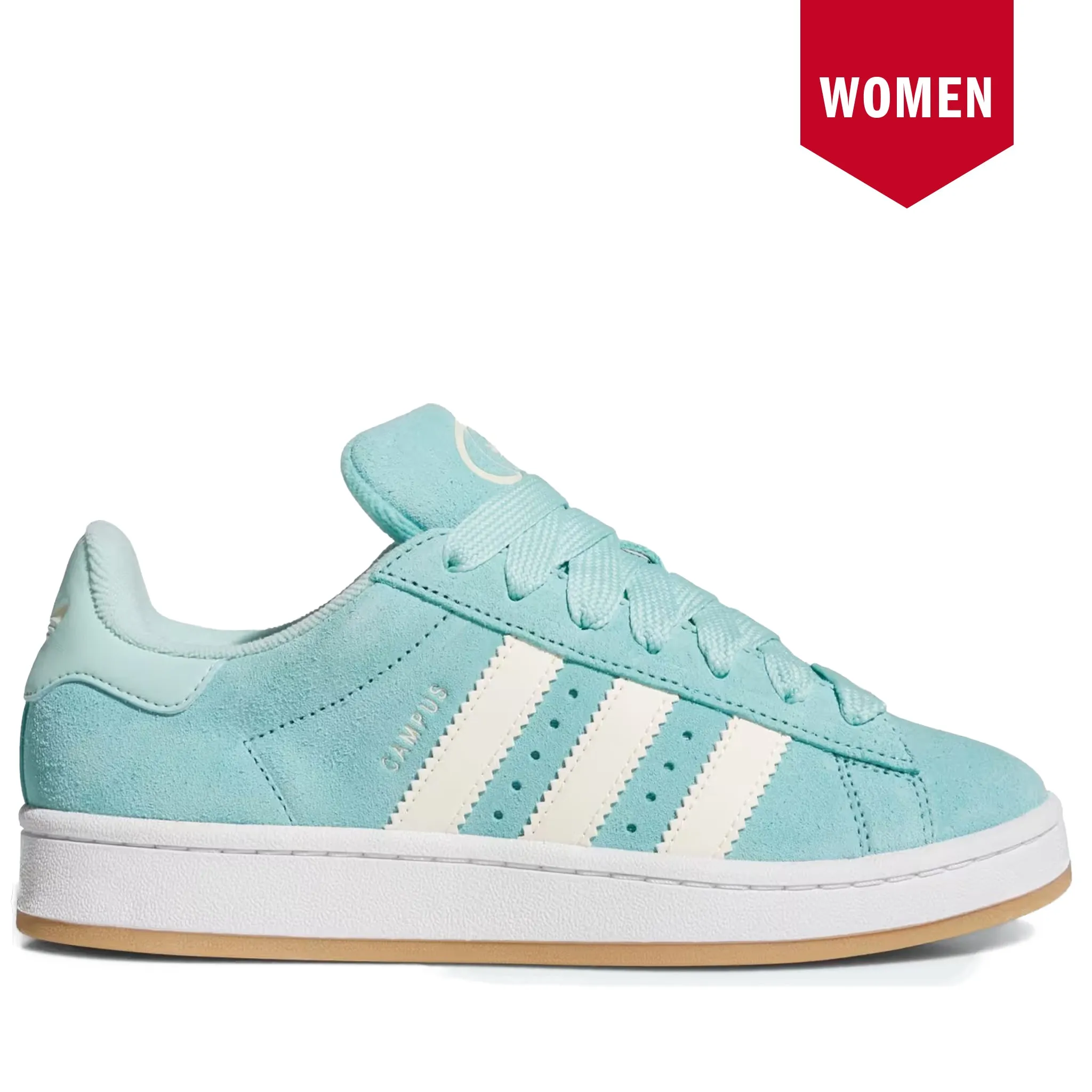 Women's Adidas Campus 00s Shoes - Mint/White/Aqua Custom Sneakers Near Me
