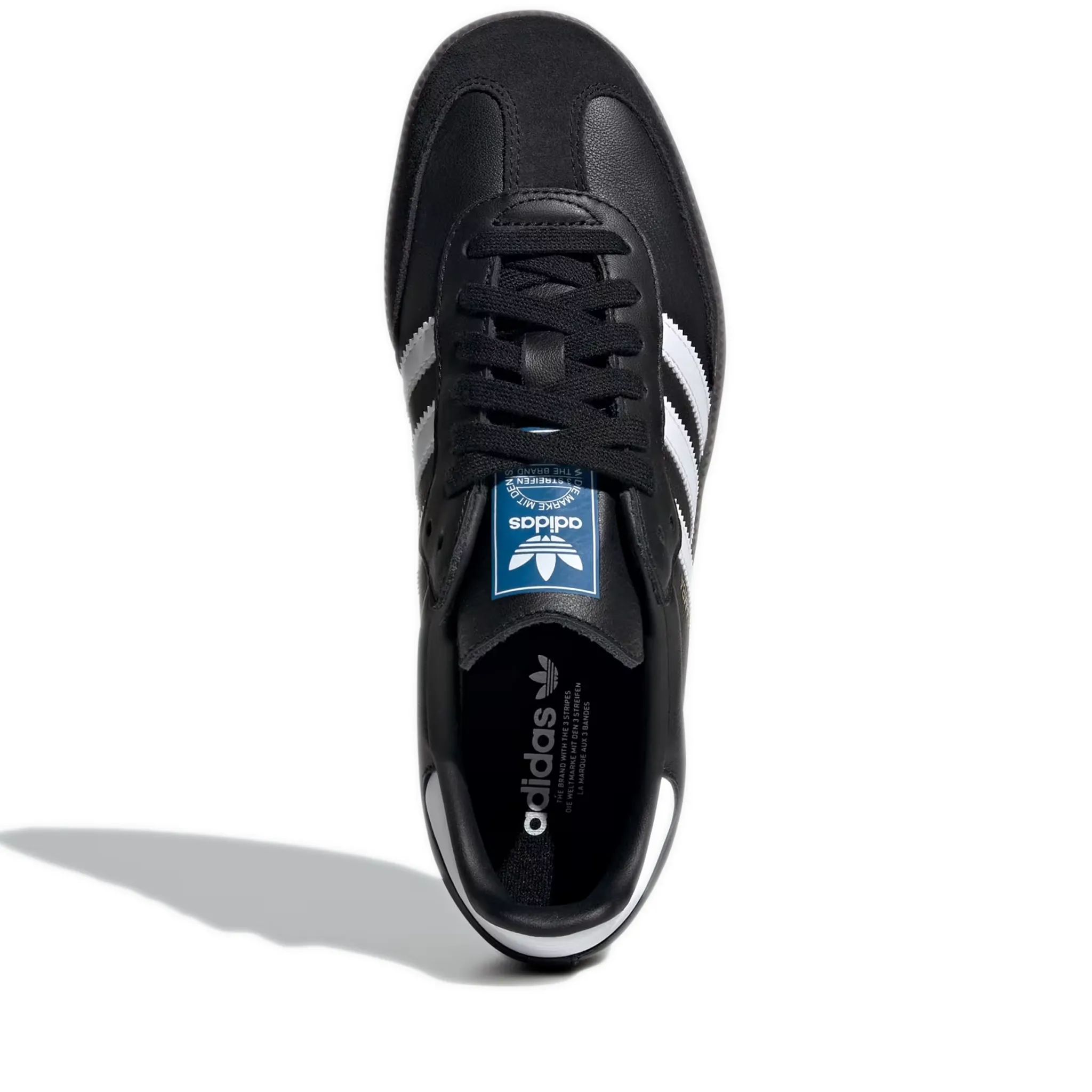 Women's Adidas Samba OG Shoes - Core Black/Cloud White/Gum Sneakers Release