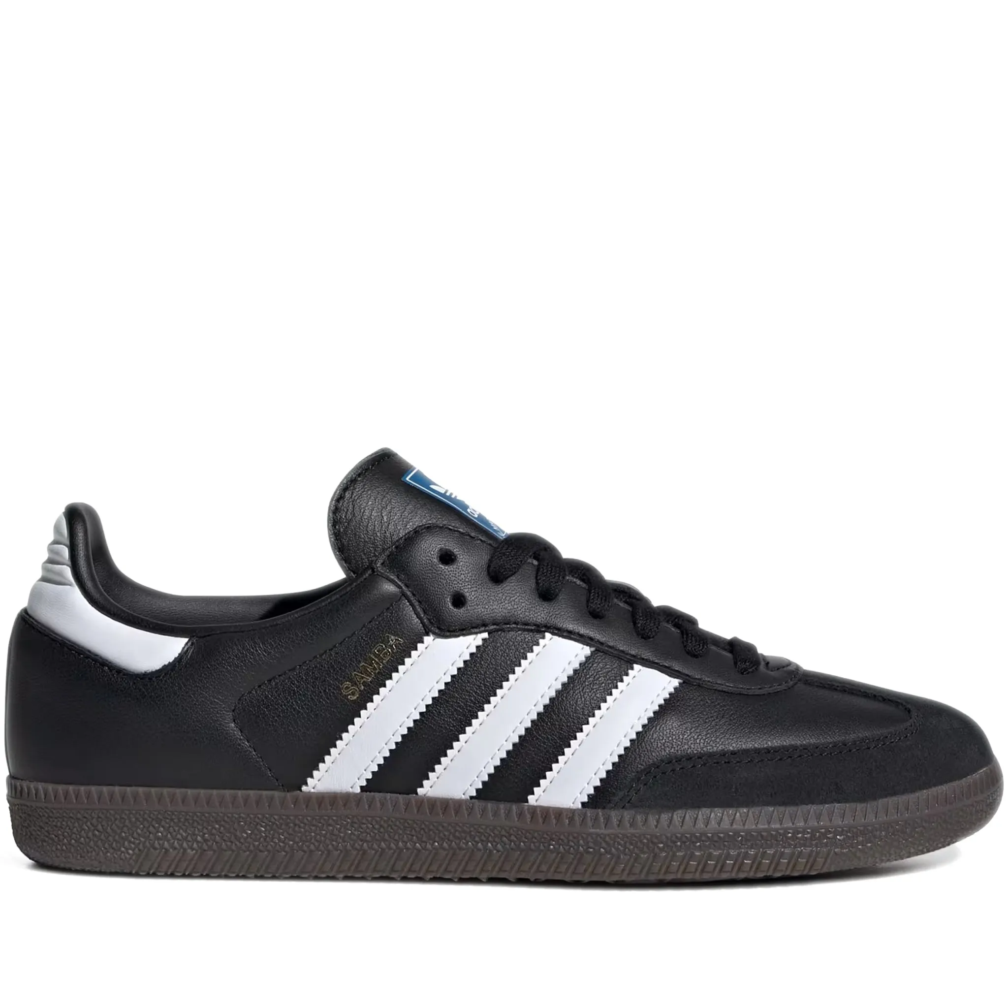 Women's Adidas Samba OG Shoes - Core Black/Cloud White/Gum Toe Sneakers