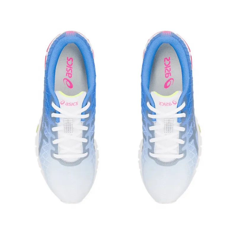 Womens Asics Gel-Quantum 180 4 White/Stone Grey (Jelly Bean) Asics Running Shoes Pictures