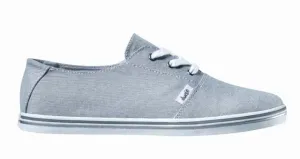 Skate Shoes Sneakers Women's DVS Shoes Benny Gray/Pinstripe/Canvas