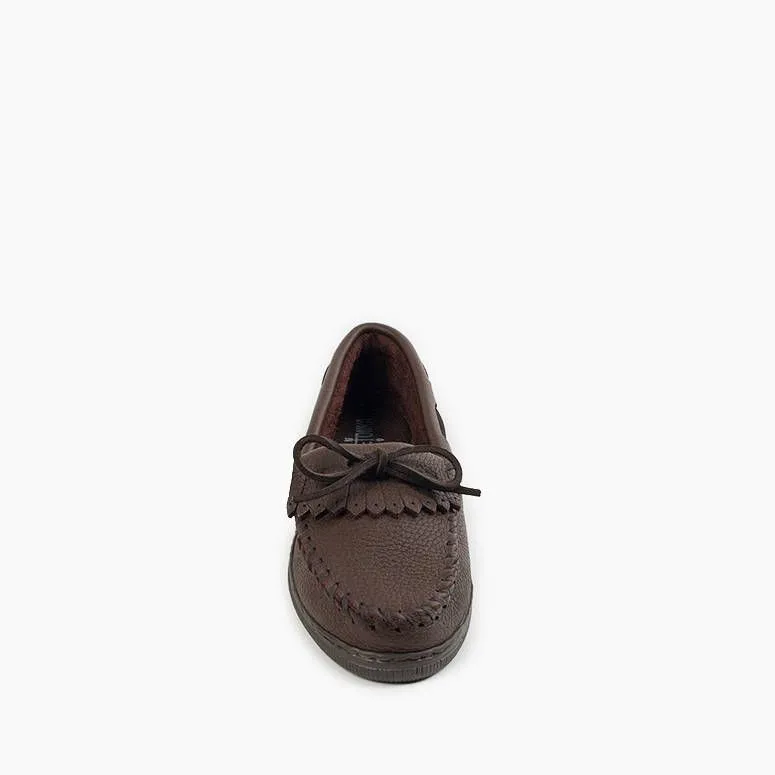 Women's Moosehide Kilty in Chocolate Loafers Mens