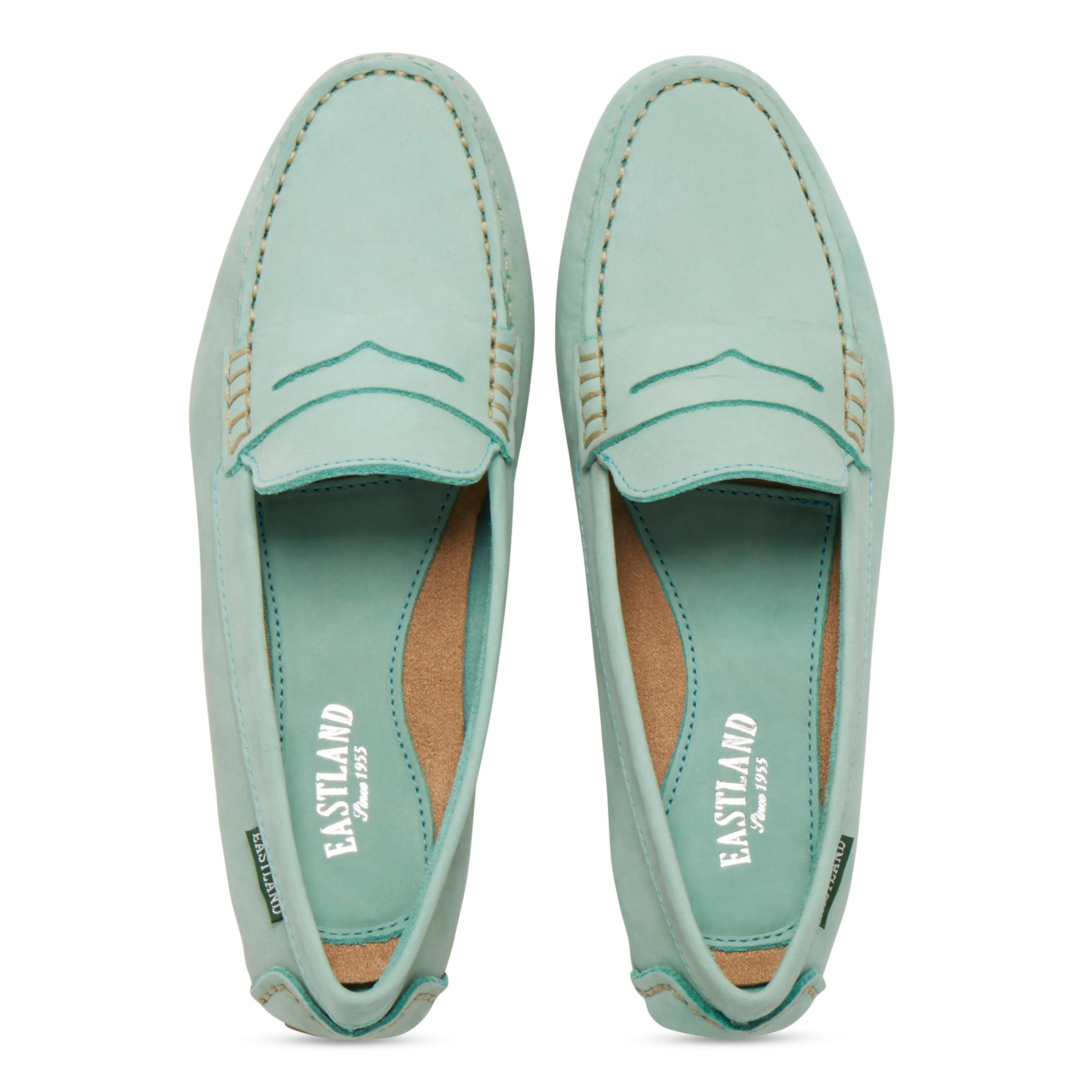 Women's Patricia Penny Loafer Driving Moc Honeydew Nubuc Loafers Tassels