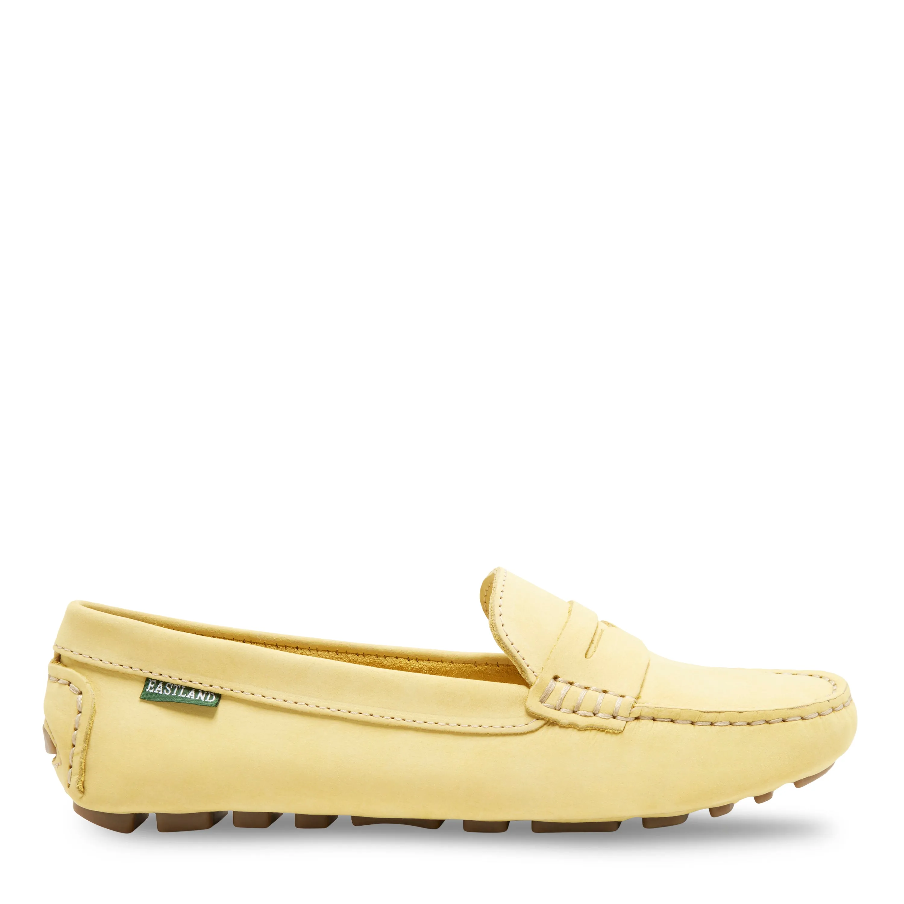 Donald Pliner Loafers Women's Patricia Penny Loafer Driving Moc Yellow Nubuc
