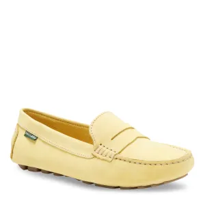 Women's Patricia Penny Loafer Driving Moc Yellow Nubuc Loafers Bee
