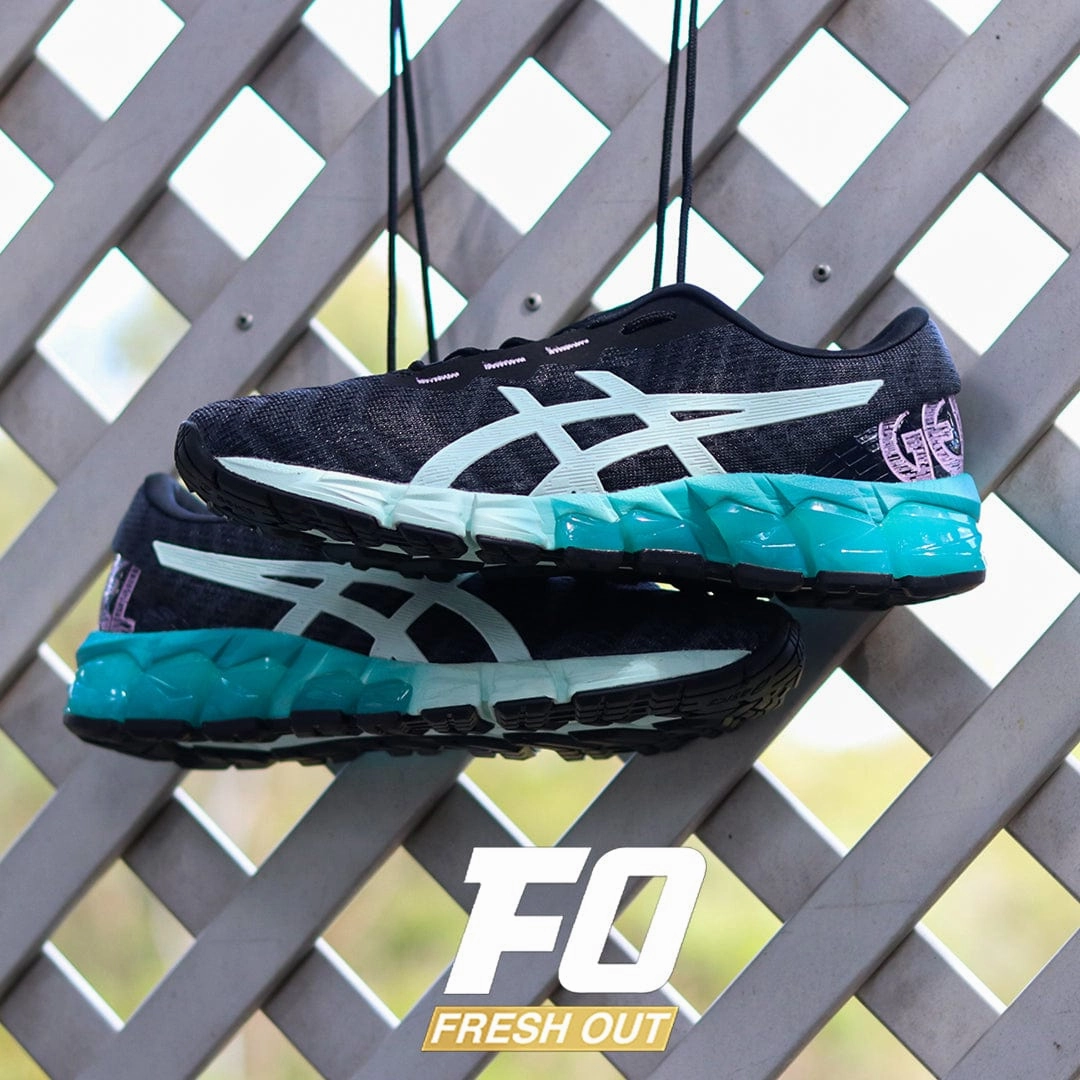 Asics Lifestyle Shoes Womens Asics Gel-Quantum 180 5 Black/Bio Mint