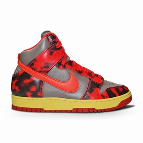 Womens Nike Dunk Hi 1985 SP "Acid Wash" - DD9404 600 - University Chile Red Low Spark Of High Heeled