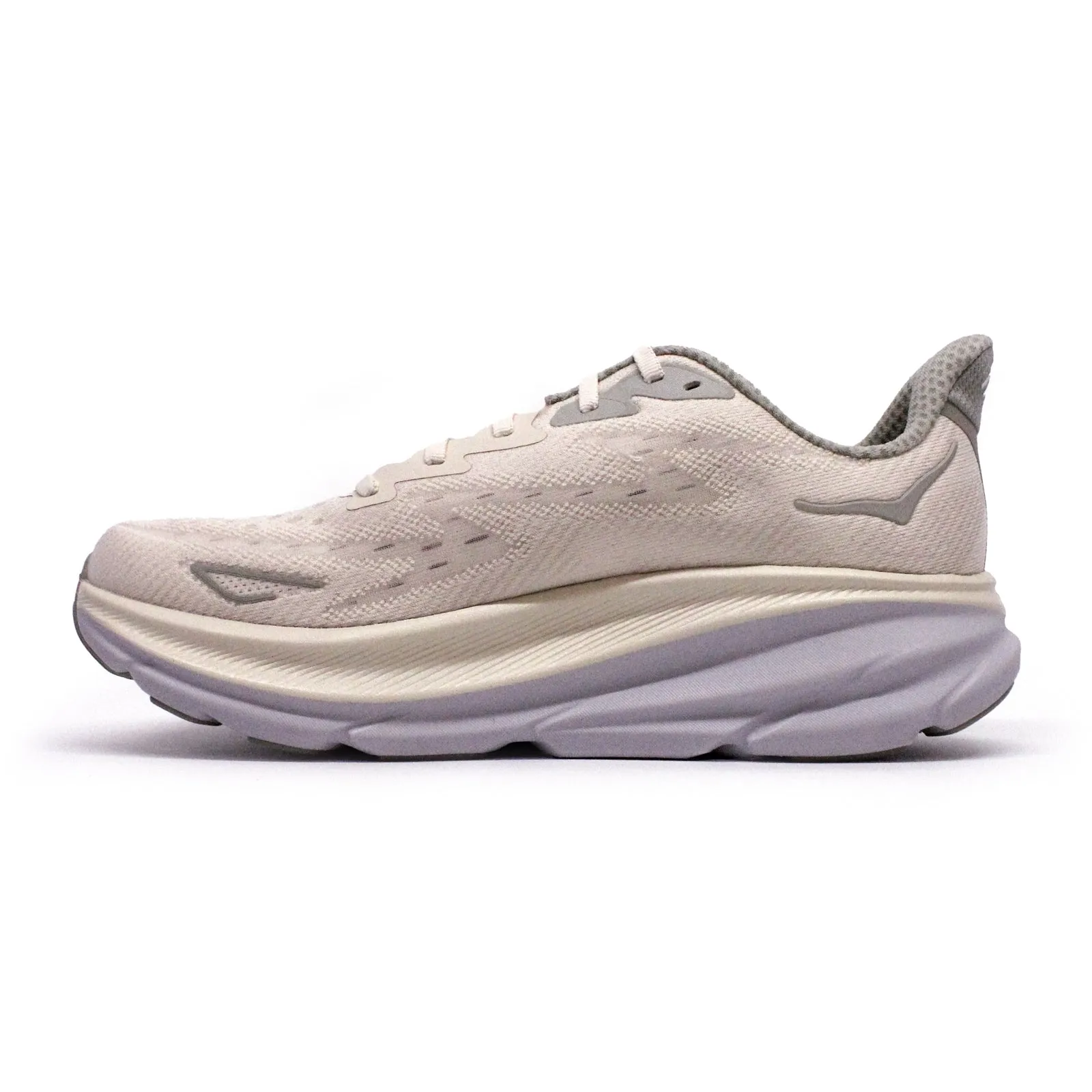 Shoes Reviews For Walking Hoka Clifton 9 Textile Men's Running Oat Milk Barley Trainers