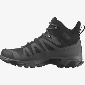Waterproof Lightweight Hiking Shoes Salomon Men's X Ultra 4 Mid GTX Black Hiking Waterproof Boots